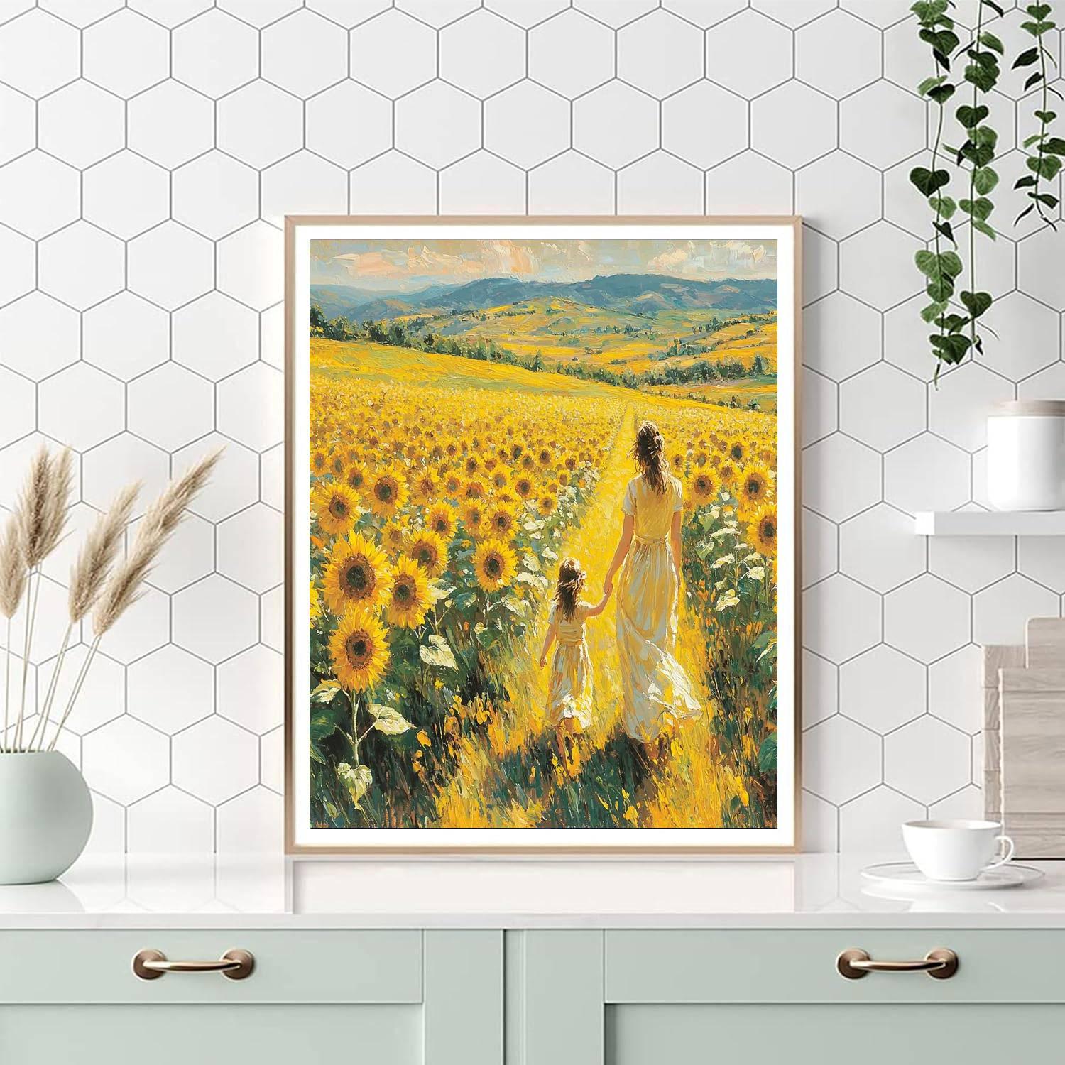 Fields Of Forever Love Painting Number Kit