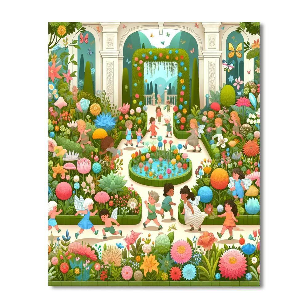 Garden Pixie Celebration Painting By Numbers Kit