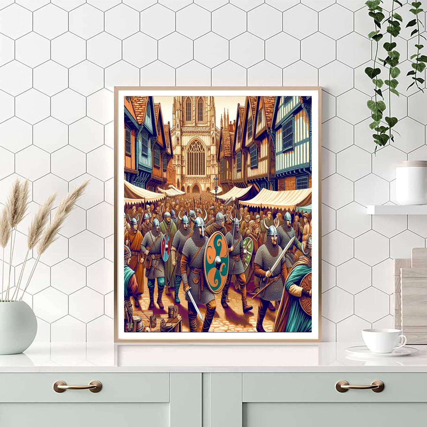 Jorvik Viking Festival - York, Uk DIY Paint By Numbers