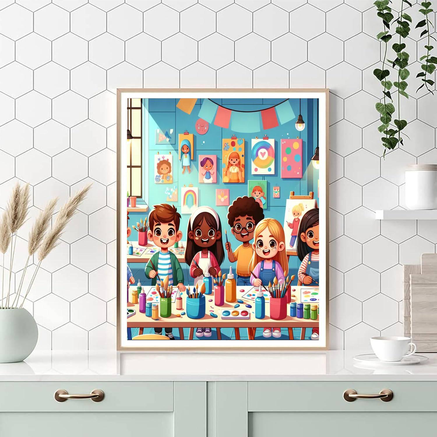 Colorful Craft Corner Paint By Number