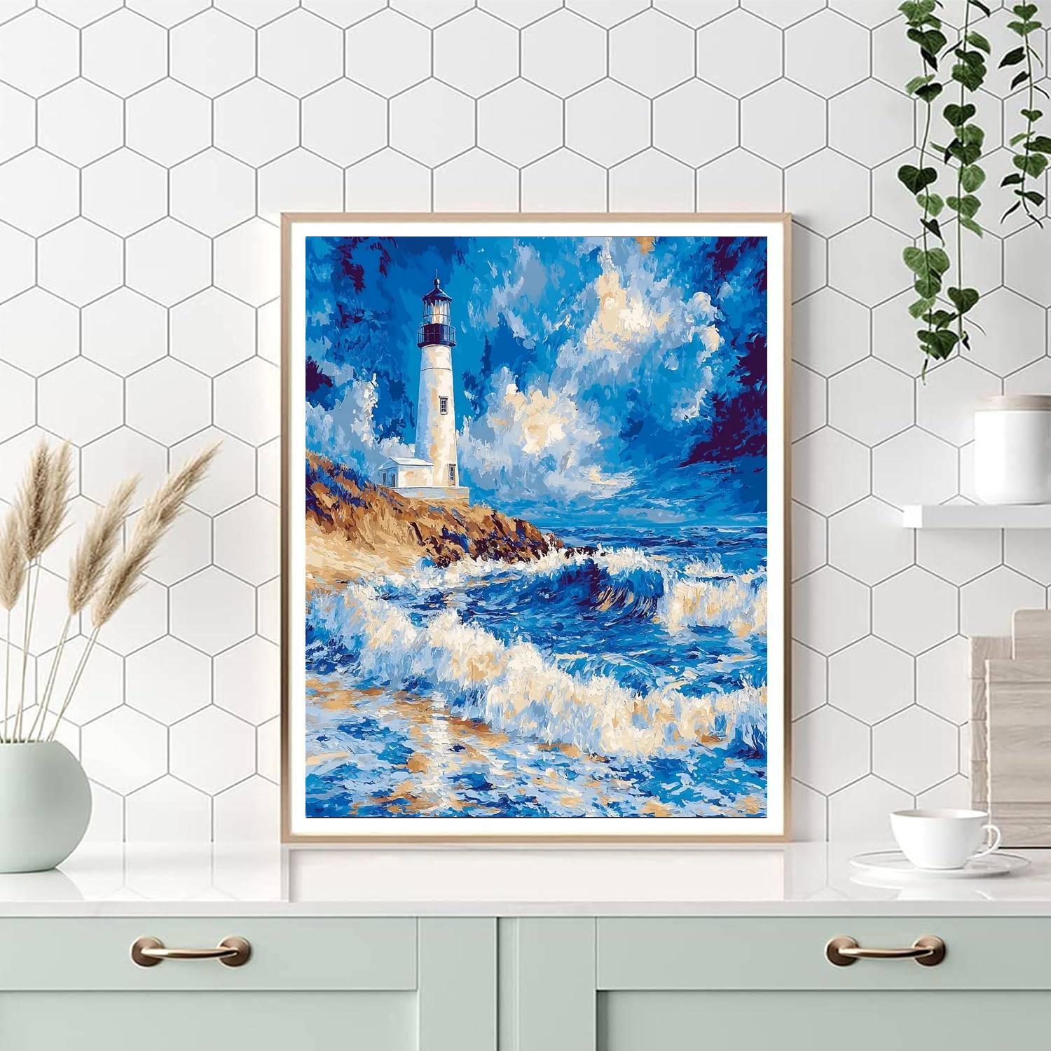 Winslow Homer Inspired The Lighthouse Keeper  Paint By Numbers Kits