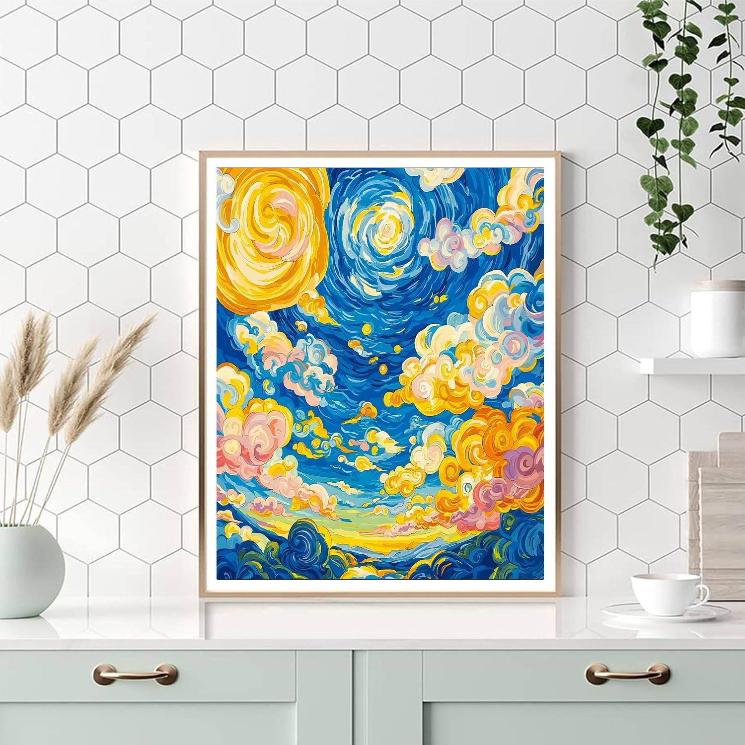 Paul Klee Inspired Patterns In The Sky  Paint By Numbers