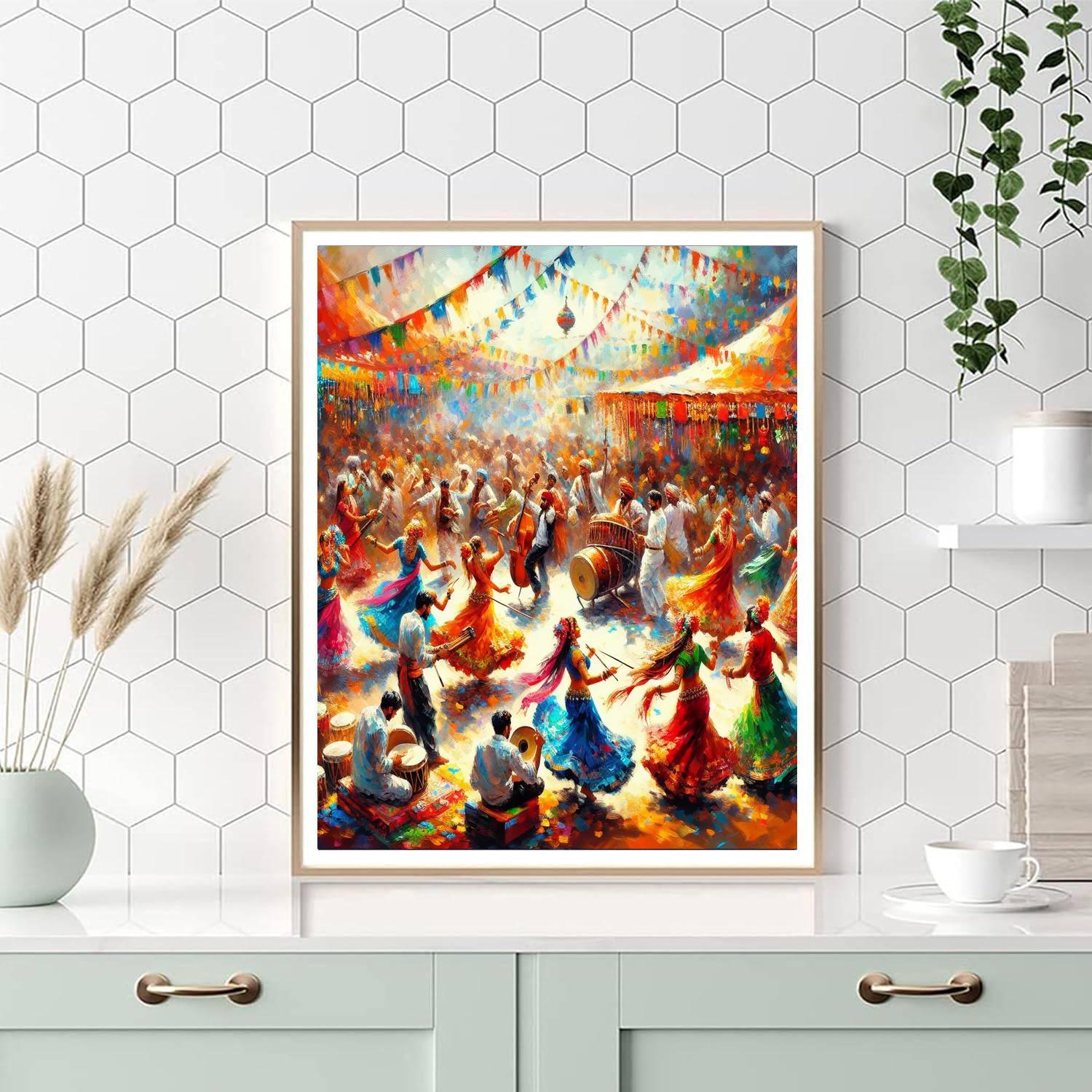Dynamic Festival Fiesta Paint By Numbers
