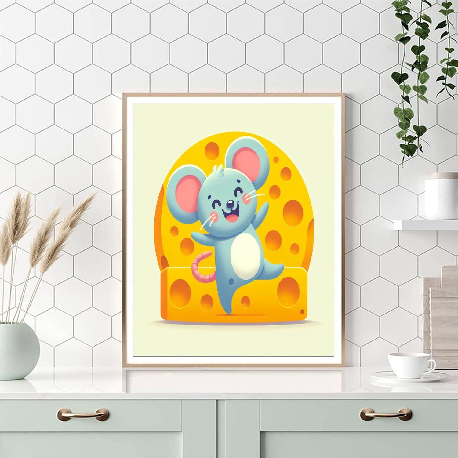 Dancing Little Mouse Paint By Numbers Art