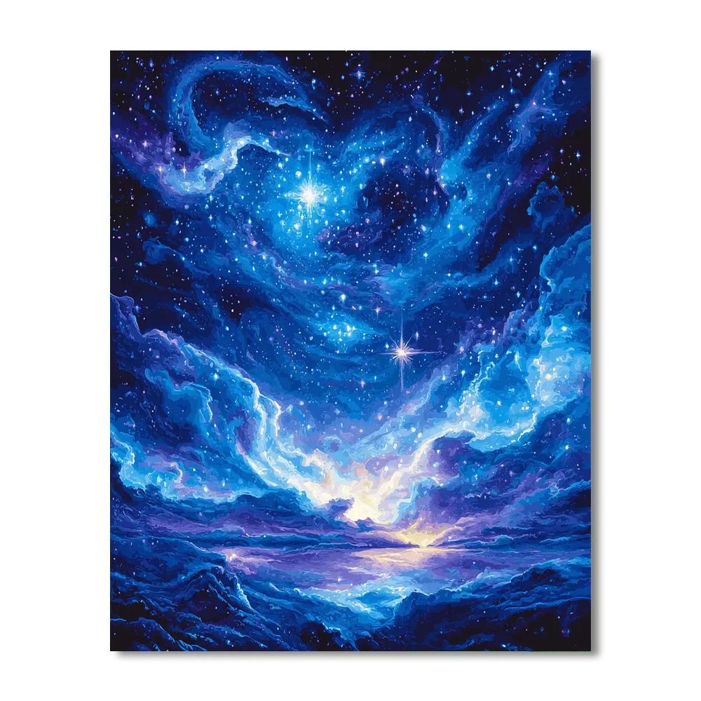 Leonardo Da Vinci Inspired Echoes Of Celestial Whispers  DIY Paint By Numbers