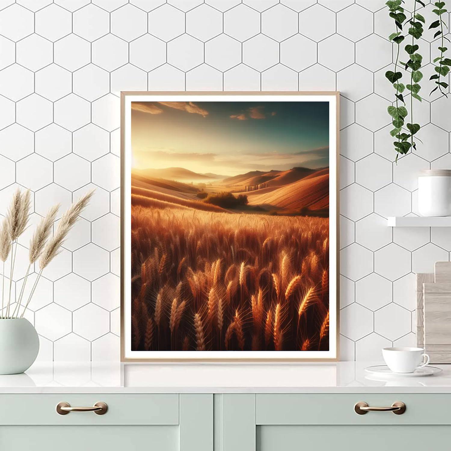 Golden Harvest Splendor Numbered Painting Kits