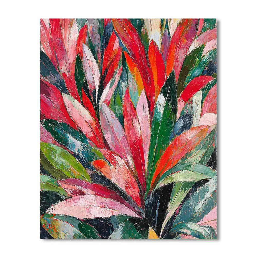 Paul Cézanne Inspired Intertwined Flora  Painting By Numbers Kit