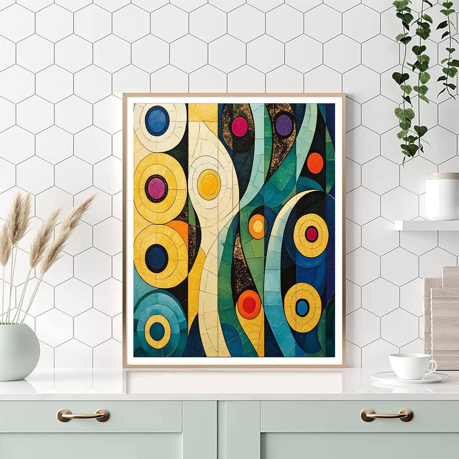 Gustav Klimt Inspired Essence Of Dreams  Paint By Color