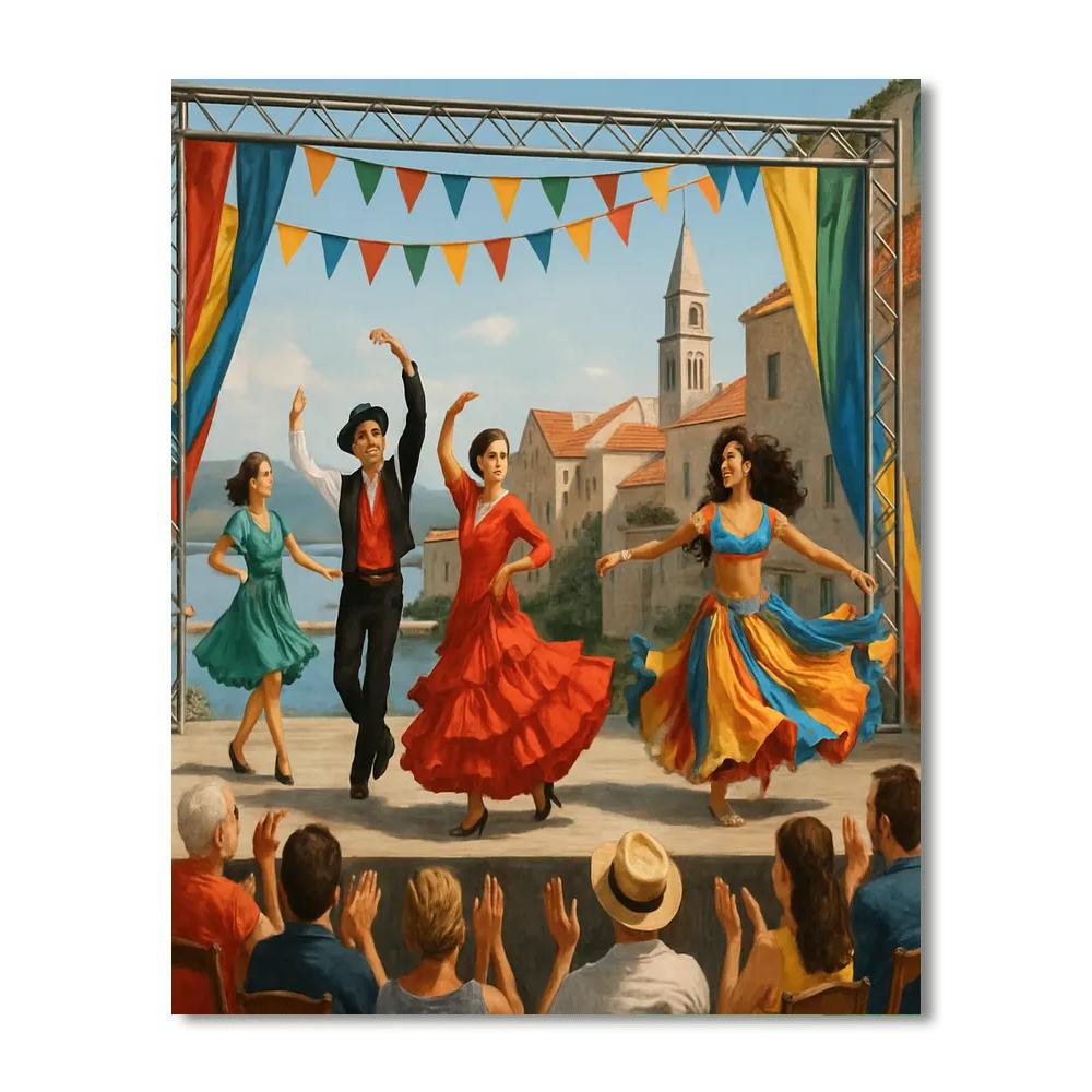International Festival Of Dance - Croatia DIY Paint By Numbers