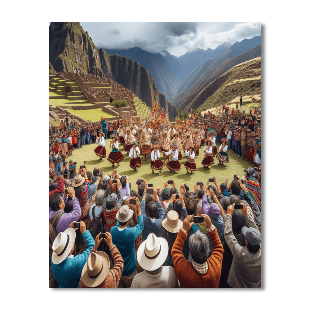 Inti Raymi Number Painting