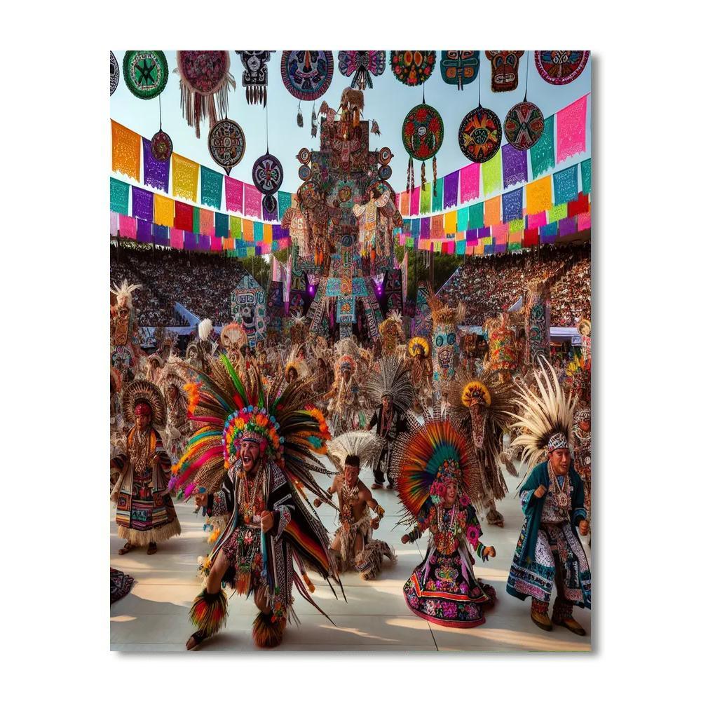 Festival Internacional De Guelaguetza - Oaxaca, Mexico Paint By Number