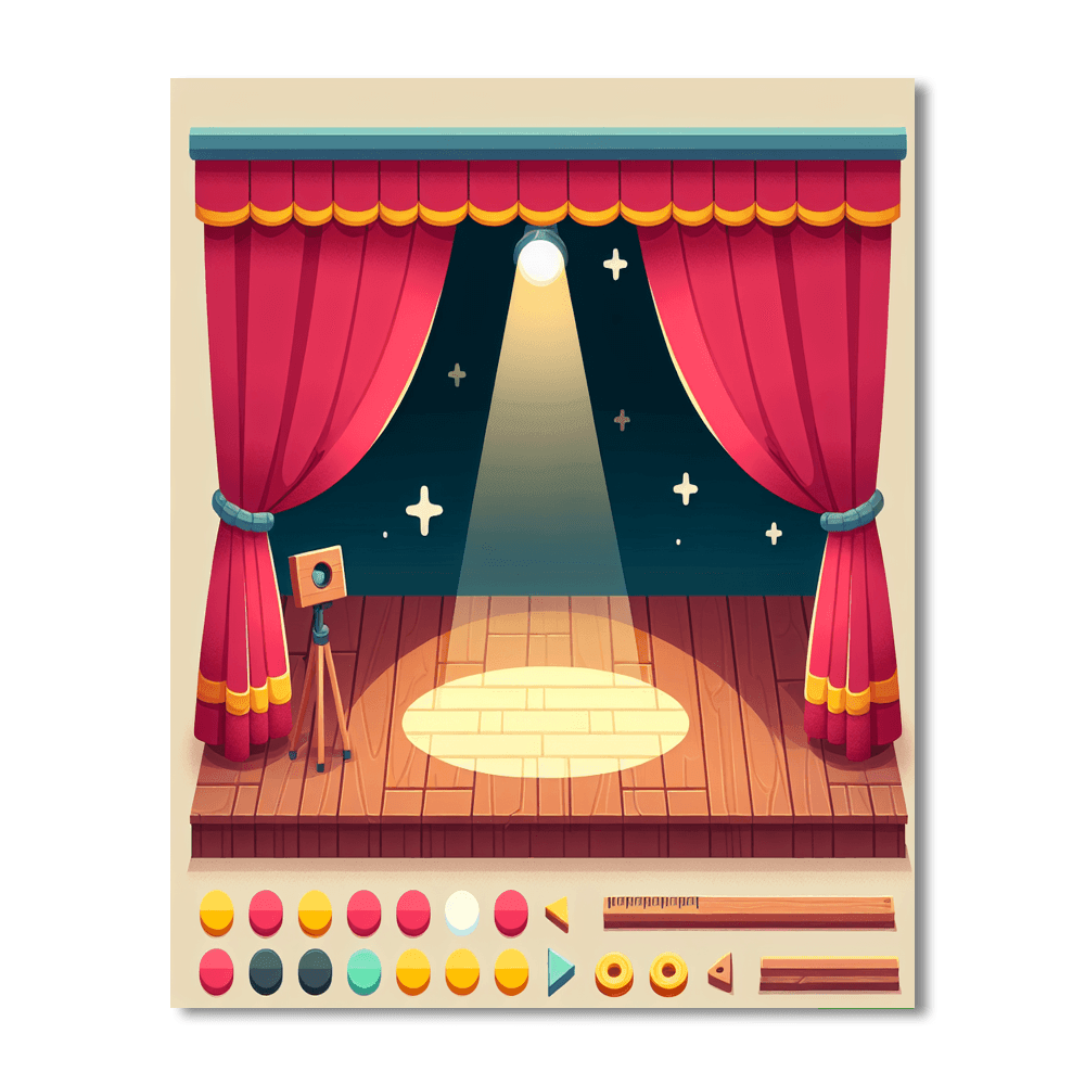 Theatre Of Dreams Paint By Color