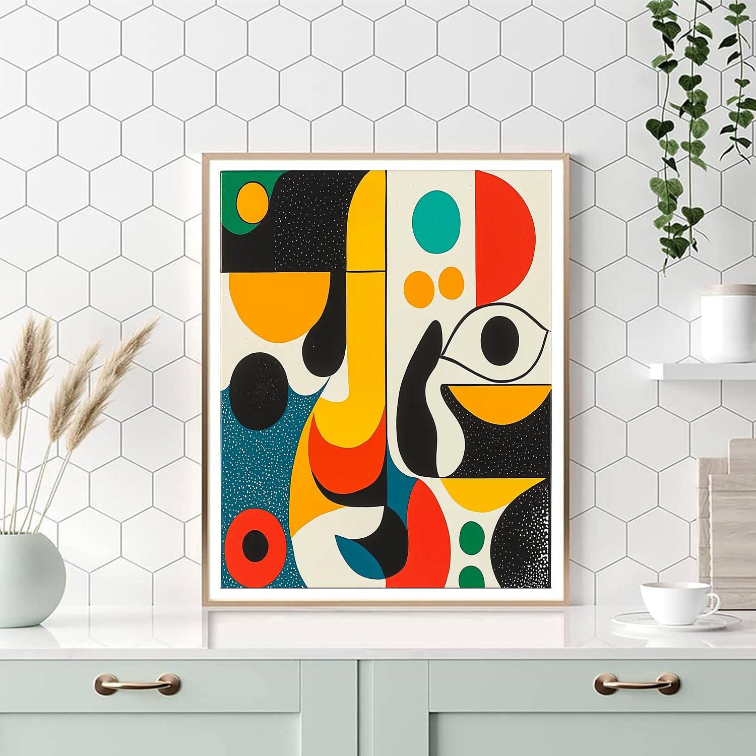 Joan Miró Inspired Eclectic Echoes  Paint By Color