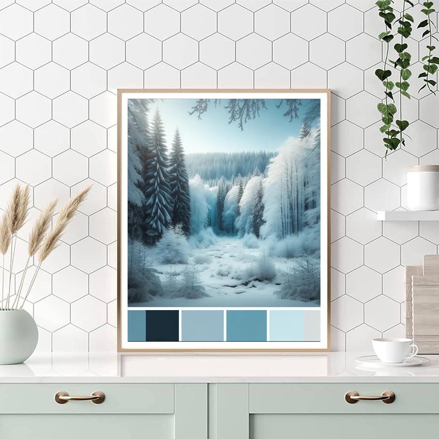Wintery Woodland Retreat Paint By Number