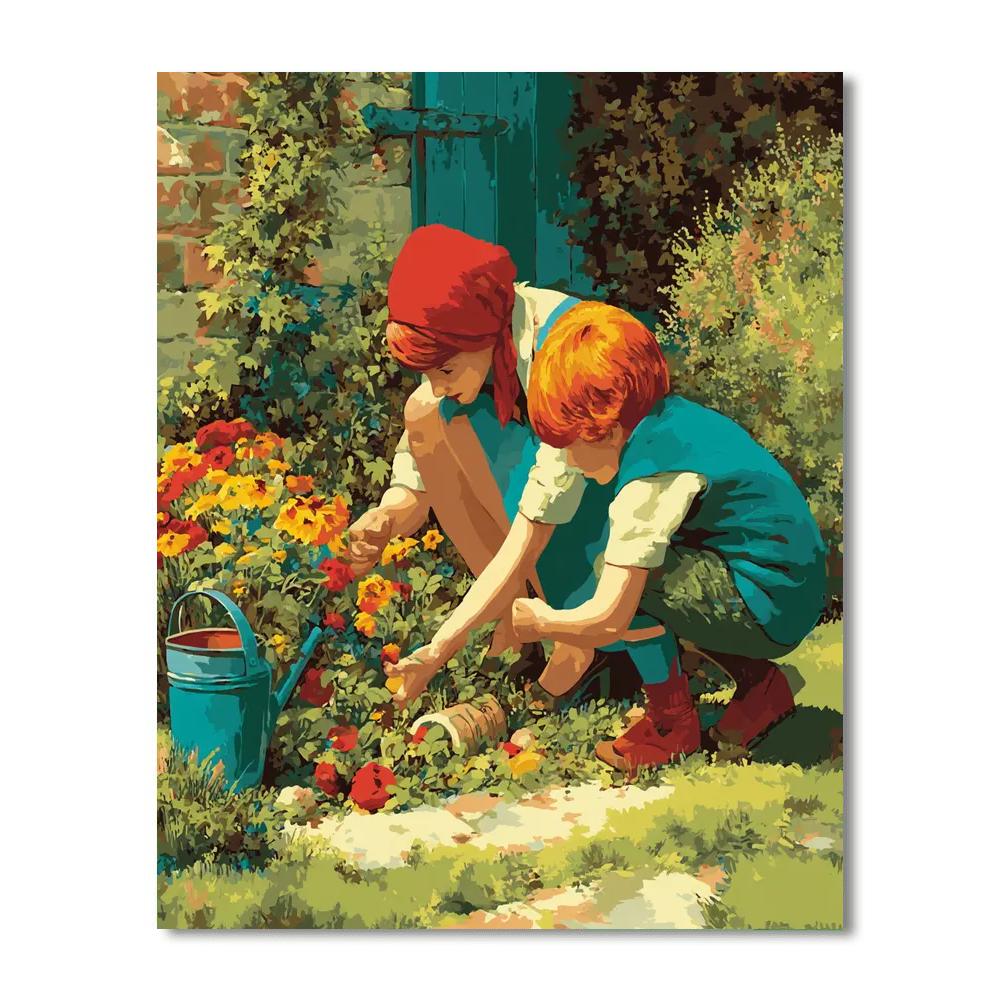 In The Garden Of Love Number Painting