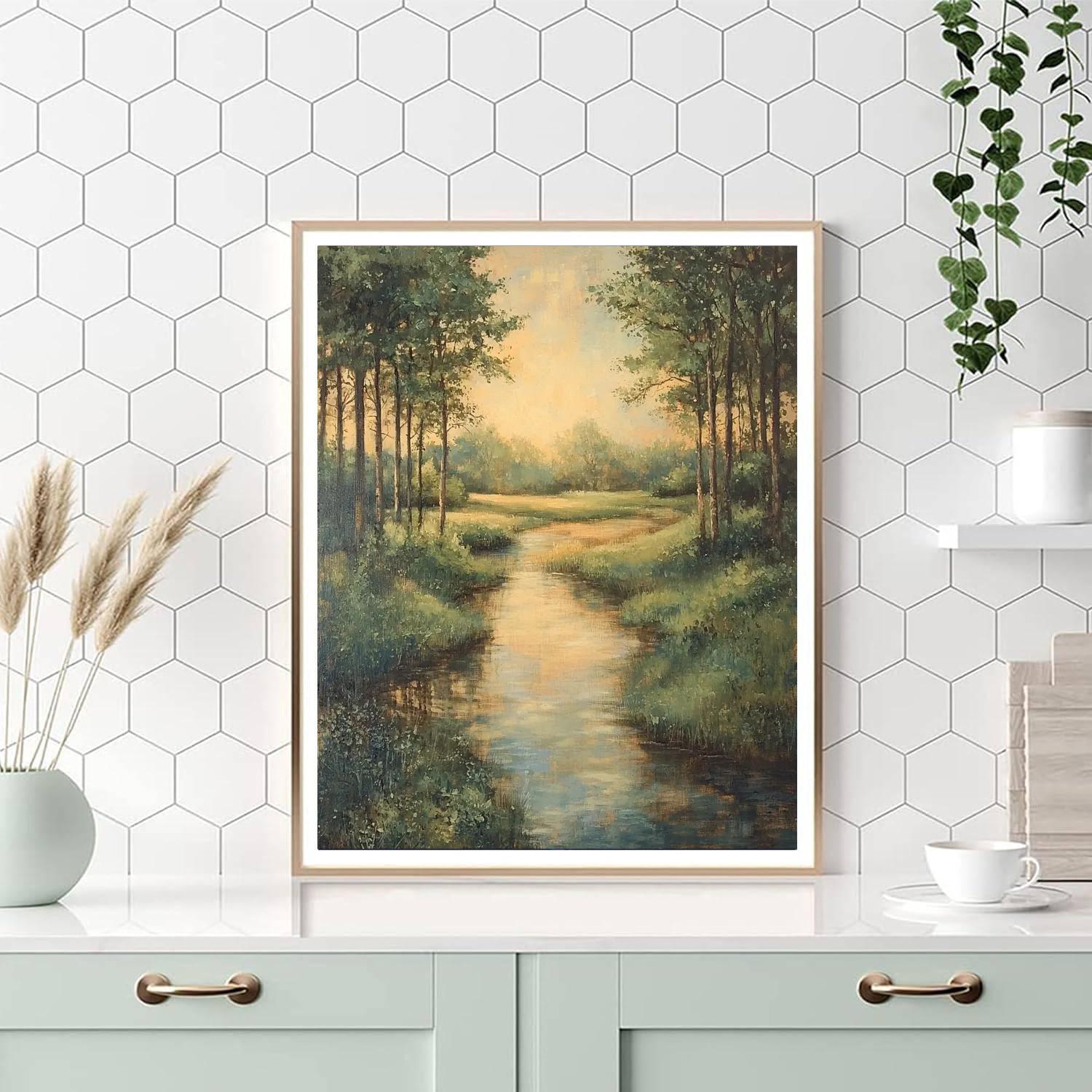 Edgar Degas Inspired Harmony In Stillness  Paint By Numbers