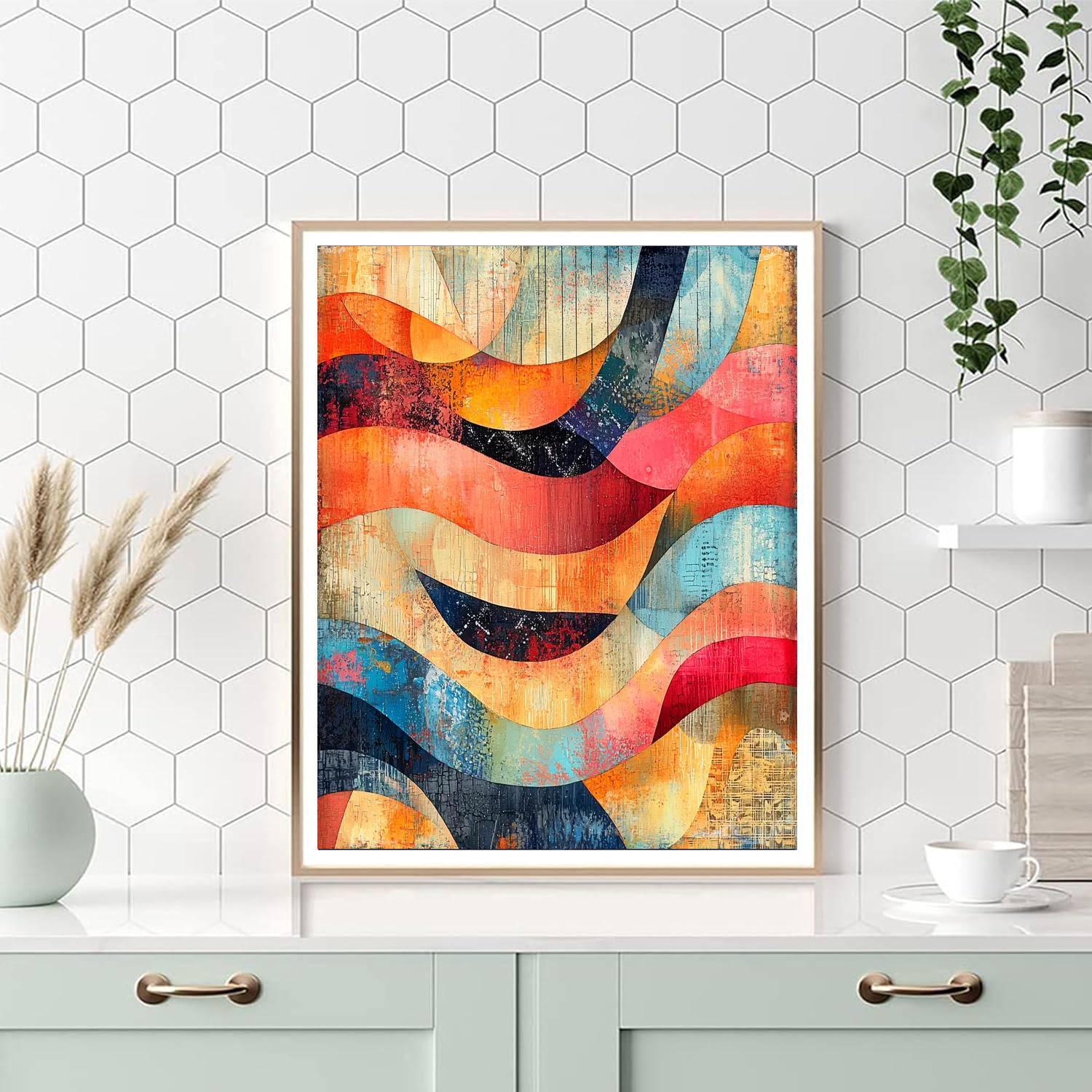 Paul Klee Inspired Symphony Of Shapes  Painting By Numbers Kit