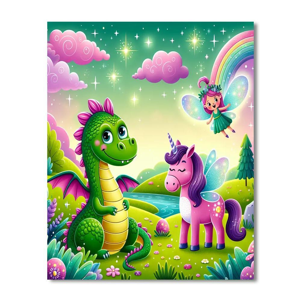 Mystical Land Paint By Numbers Art