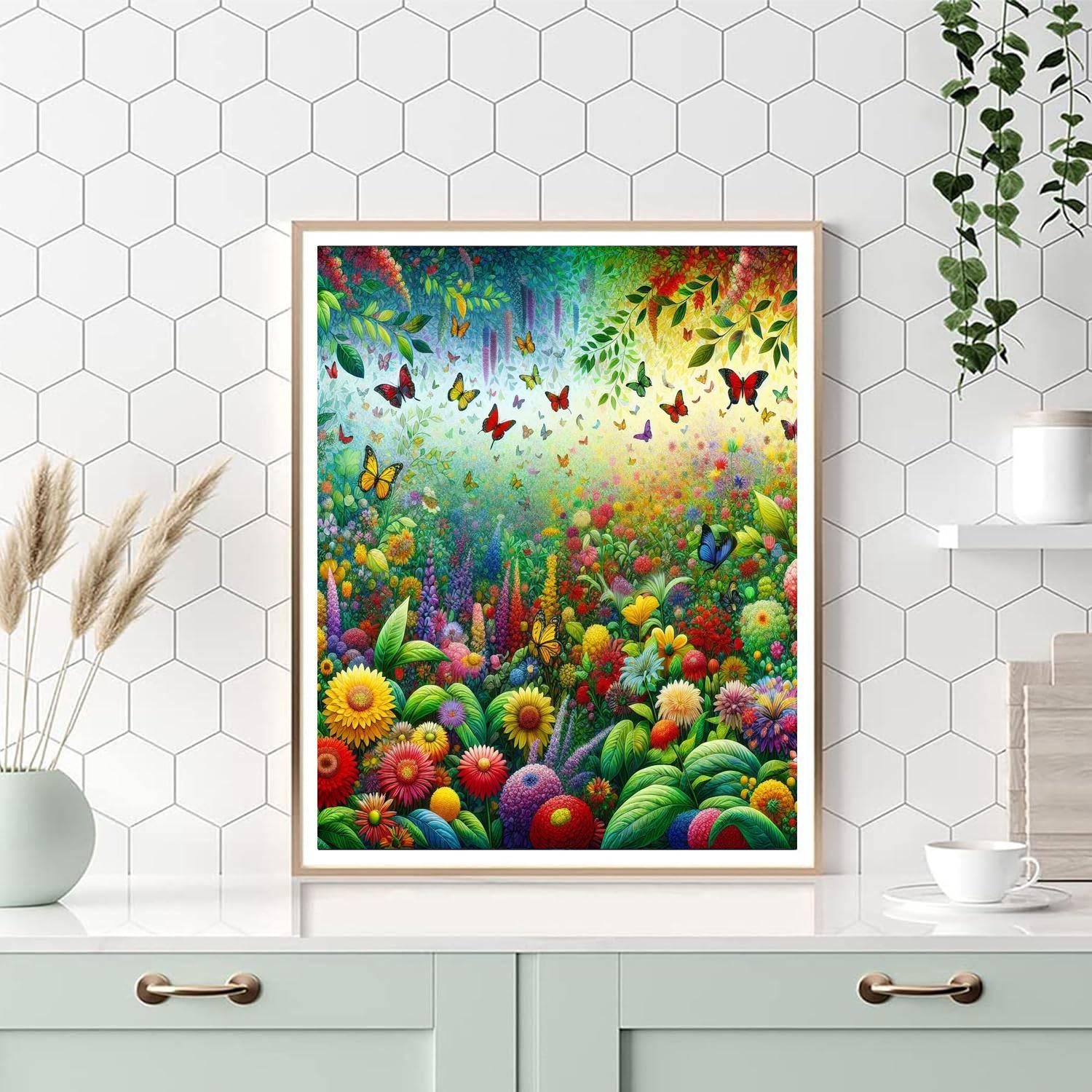 Radiant Garden Symphony Paint By Color