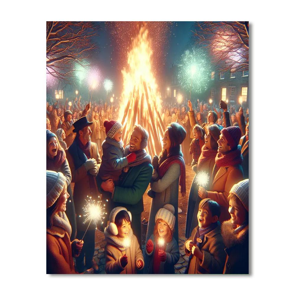 Bonfire Night - United Kingdom Paint By Numbers Kits