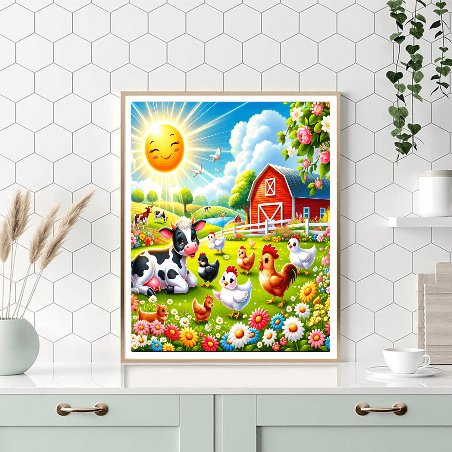 Sunny Days On The Farm Paint By Number
