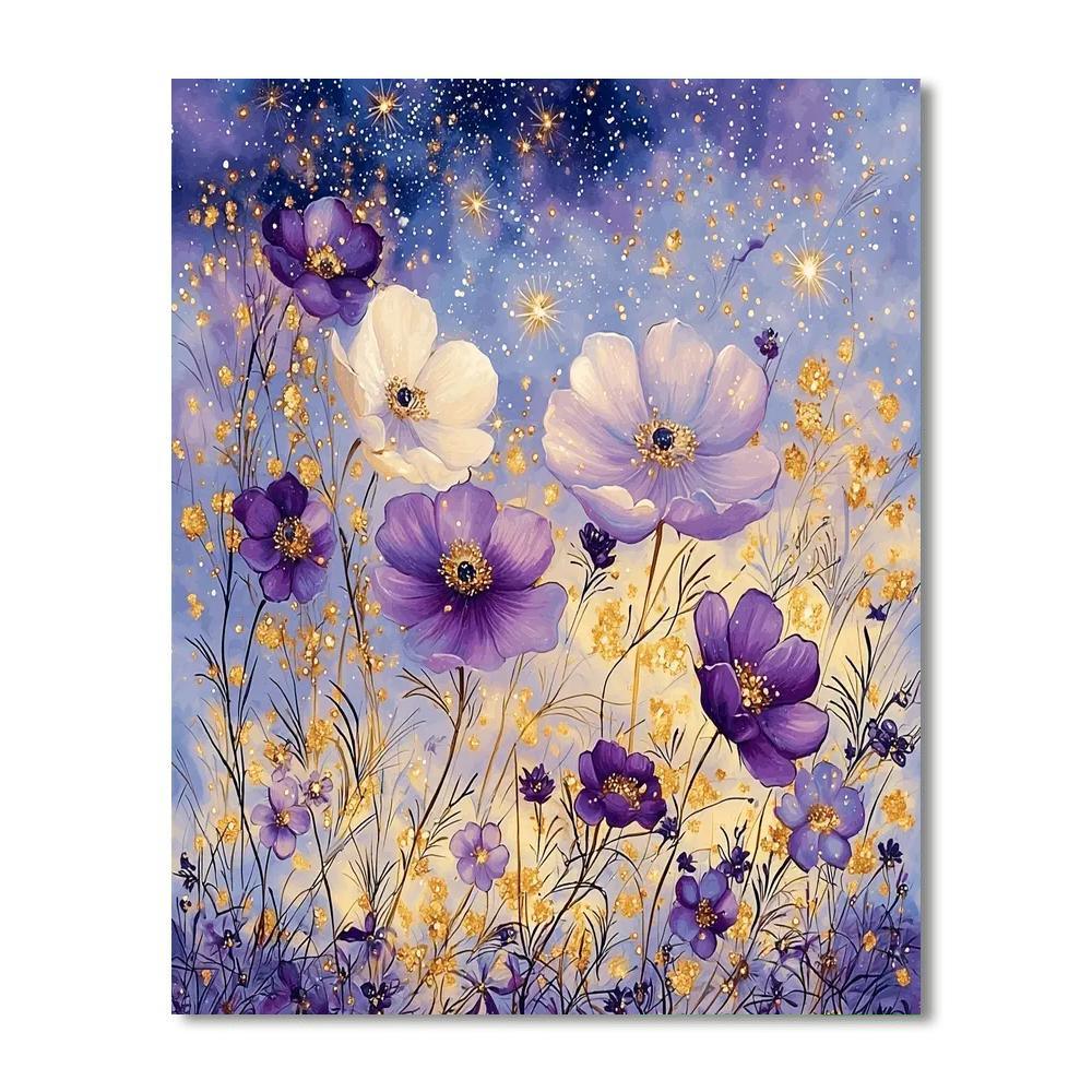 Gustav Klimt Inspired Twilight Blossoms  Paint By Numbers