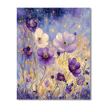 Gustav Klimt Inspired Twilight Blossoms  Paint By Numbers