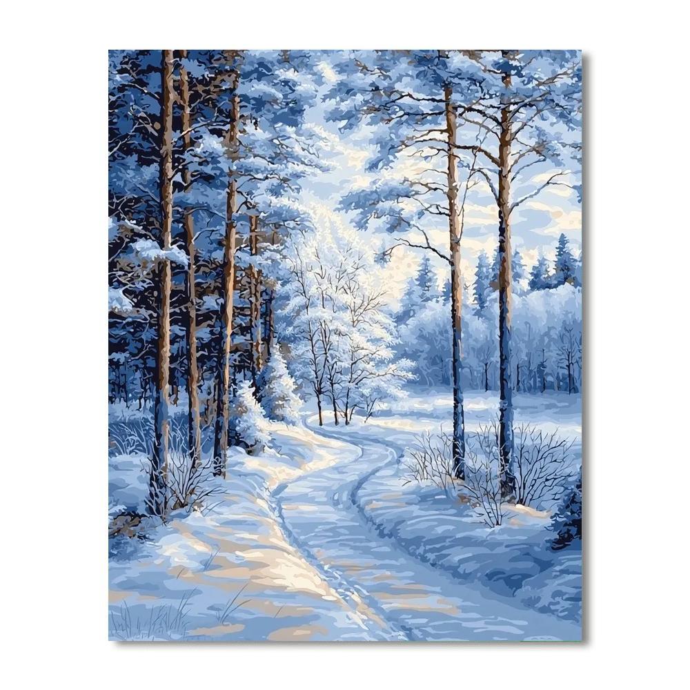 Georges Seurat Inspired Winter Solstice Echo  Numbered Painting Kits