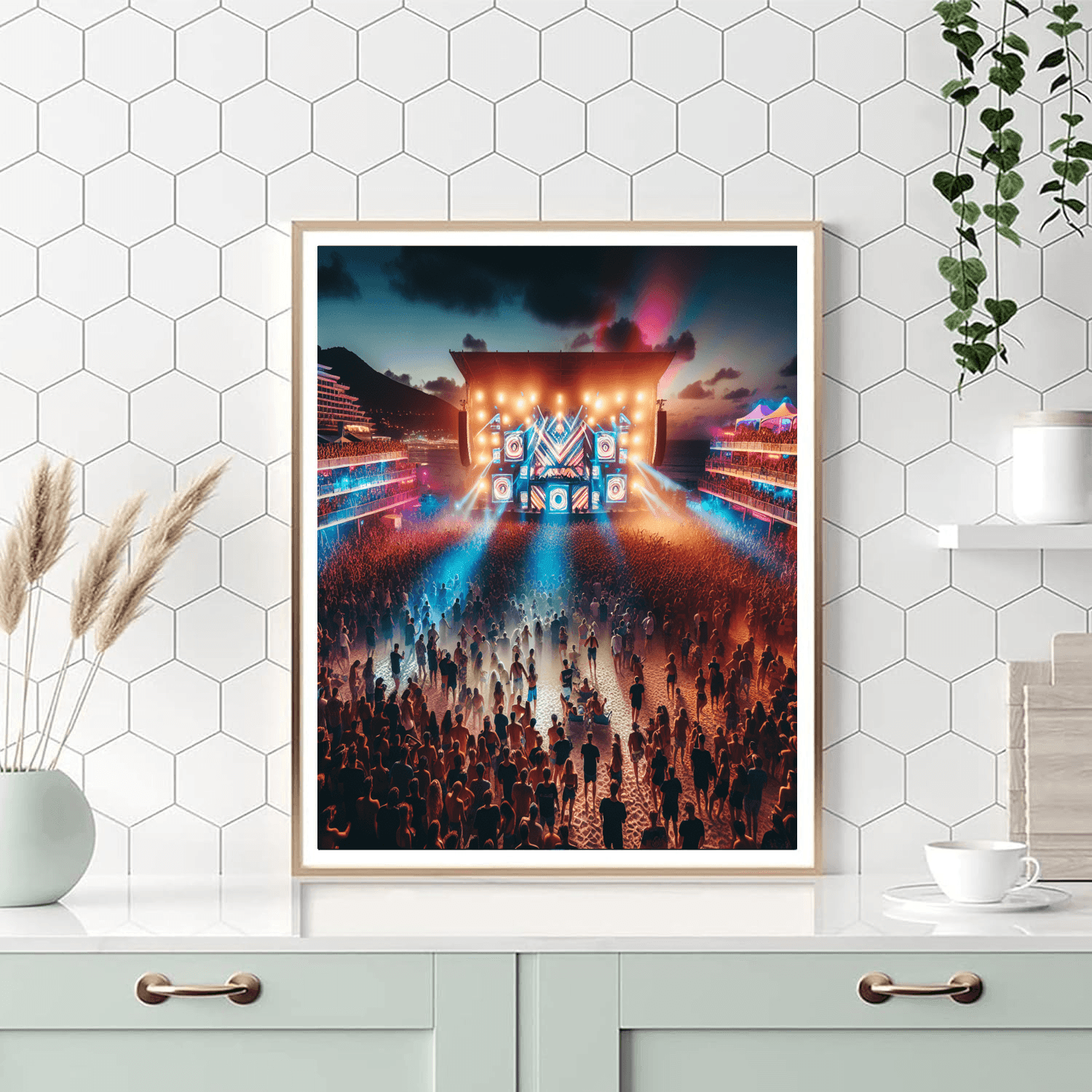 Sunburn Festival - India Paint By Numbers Kits