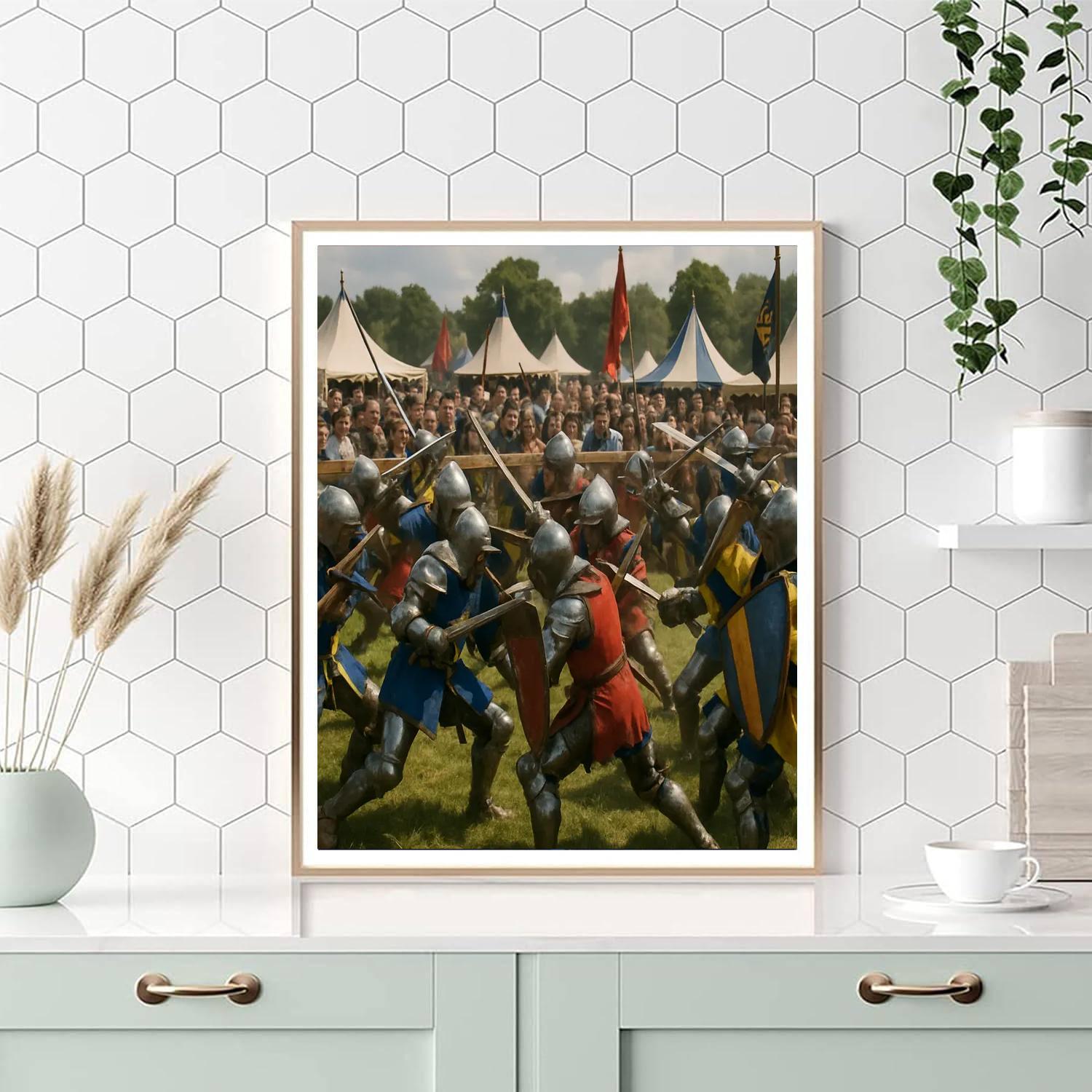 Battle Of The Nations - Europe DIY Paint By Numbers