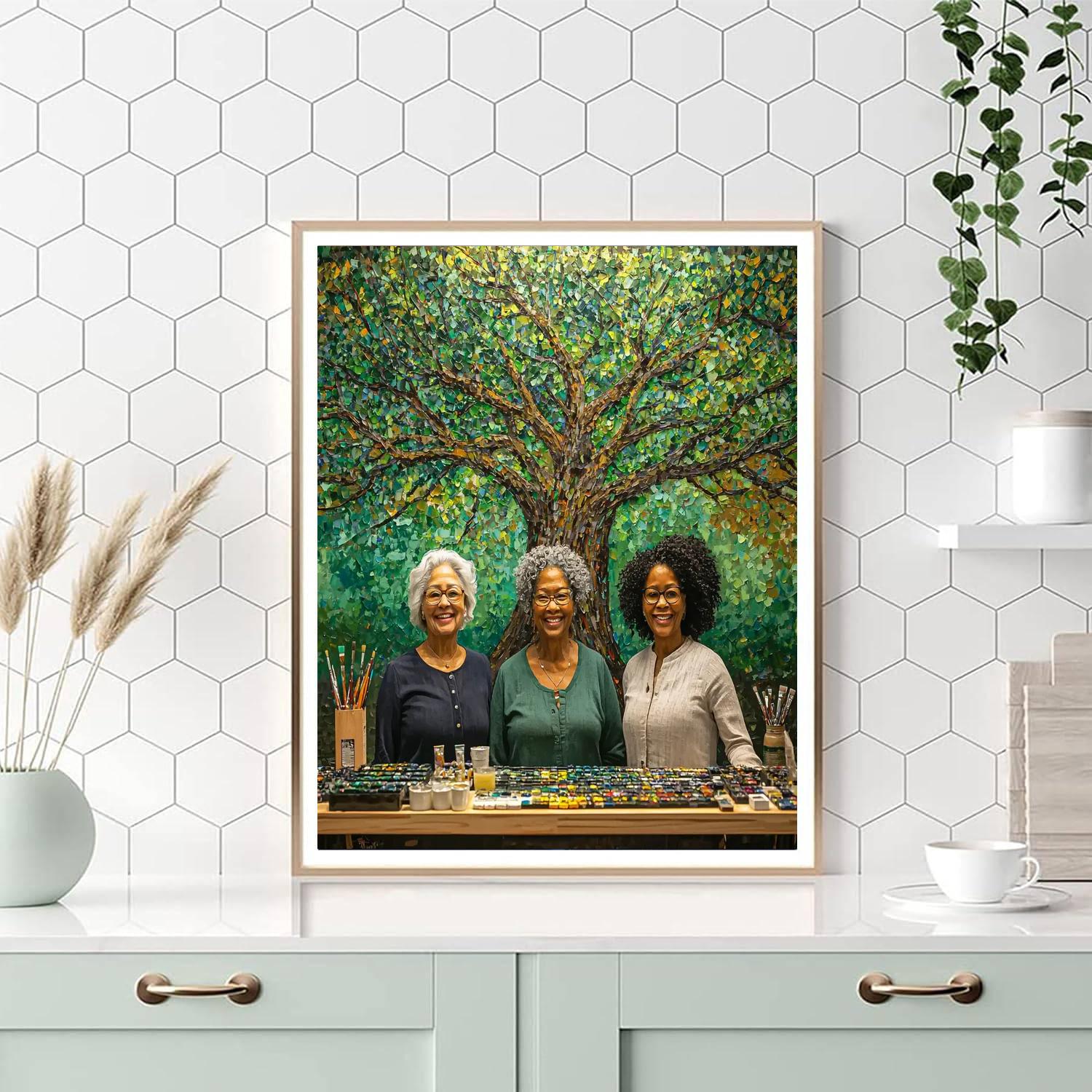 Harmony Of Generations Number Painting