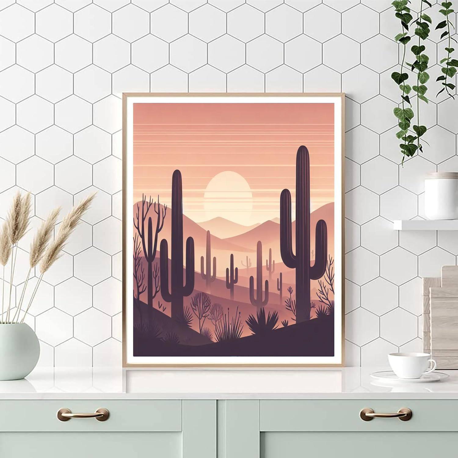 Serenity In The Desert Numbered Painting Kits