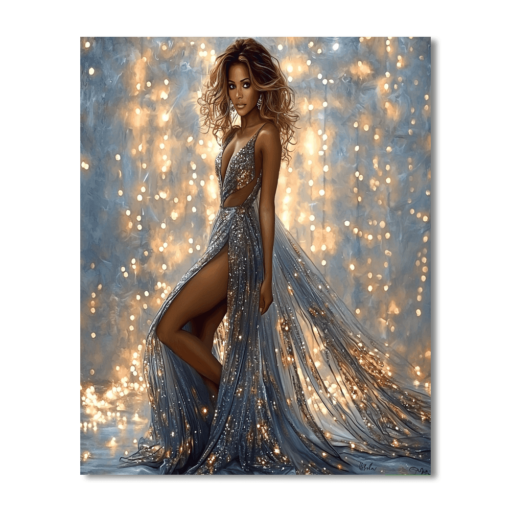 Halle Berry: The Bold Icon Of Strength Paint By Number