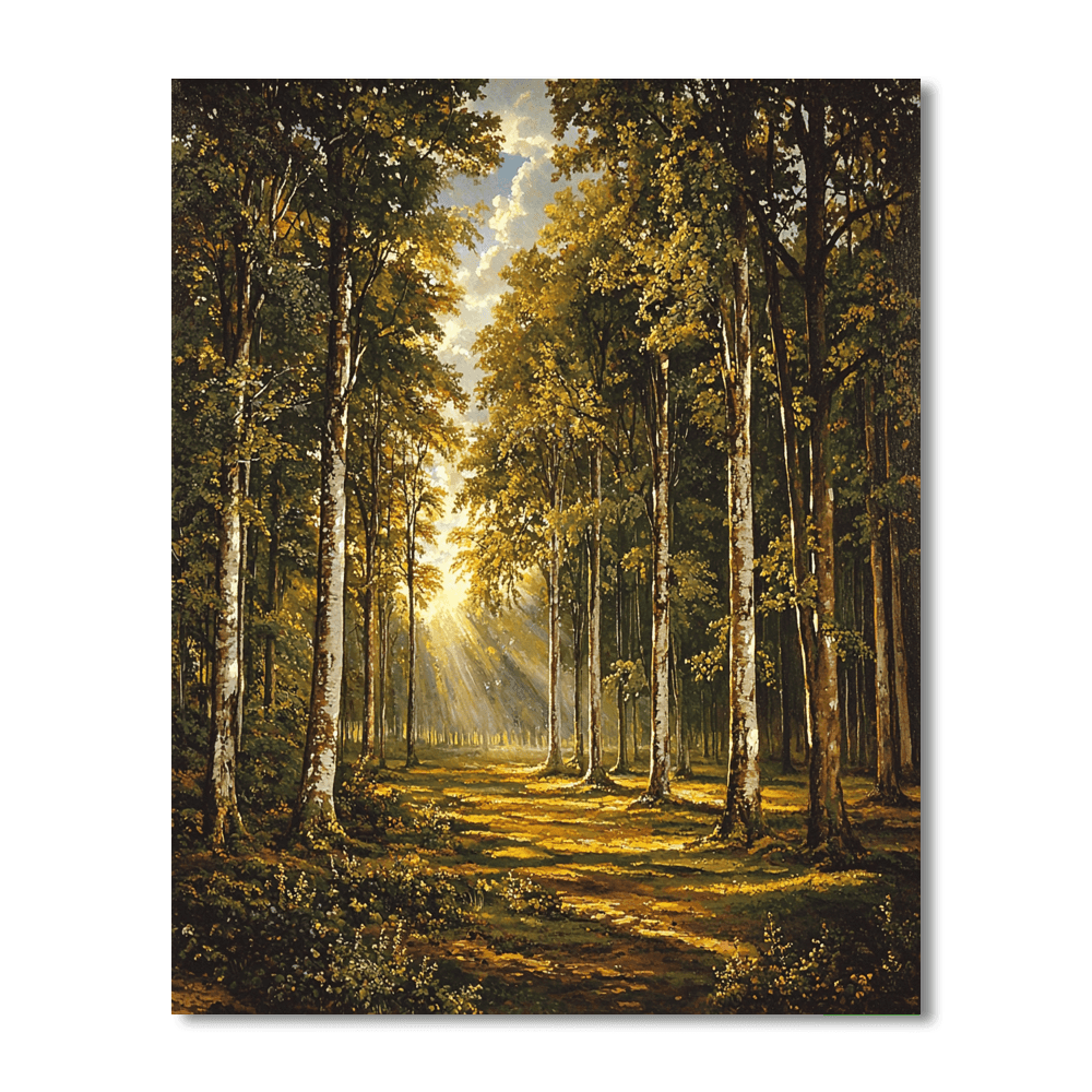 John Constable Inspired Majestic Forest Spirits  Paint By Numbers Art