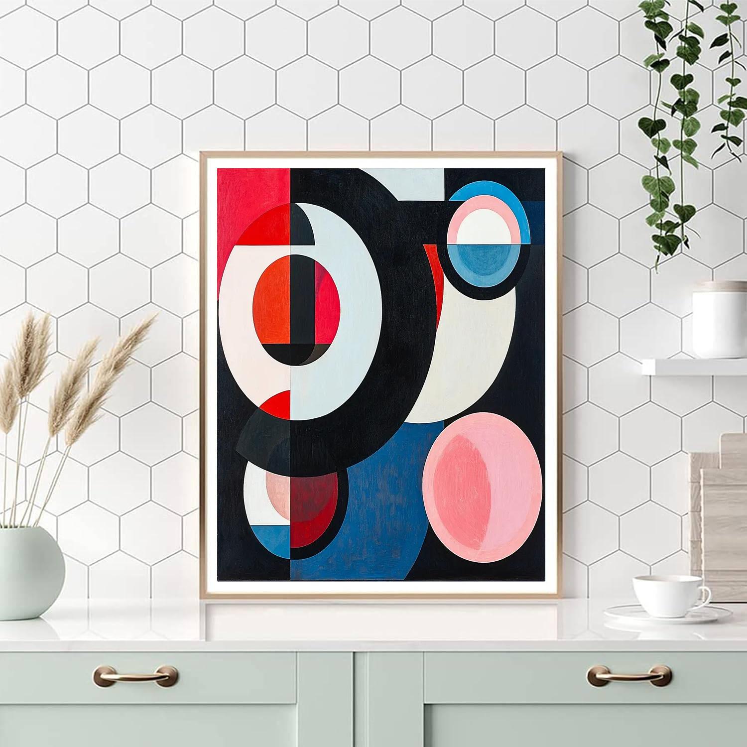 Kazimir Malevich Inspired Chromatic Balance  Painting Number Kit