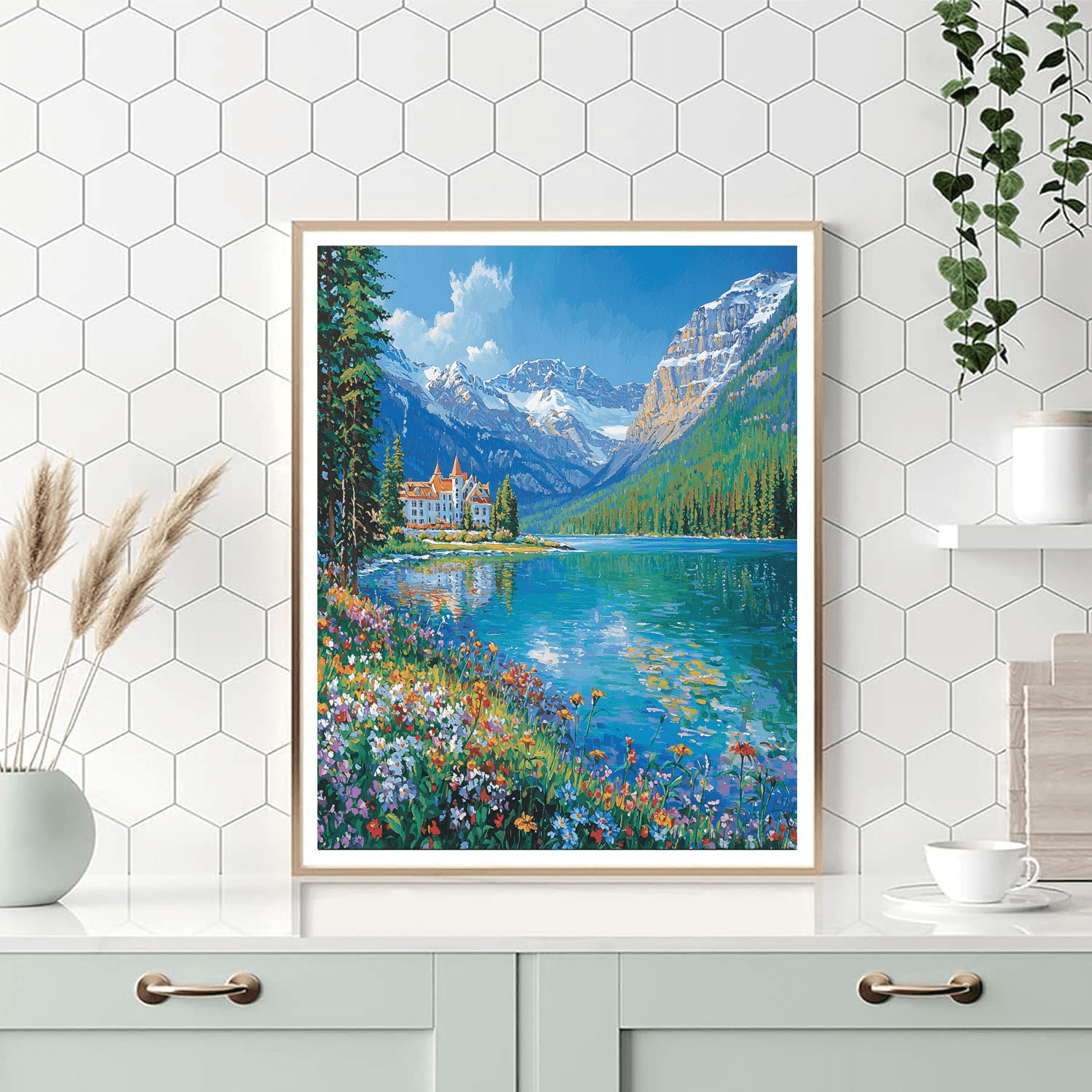 Lake Louise - Alberta Numbered Painting Kits