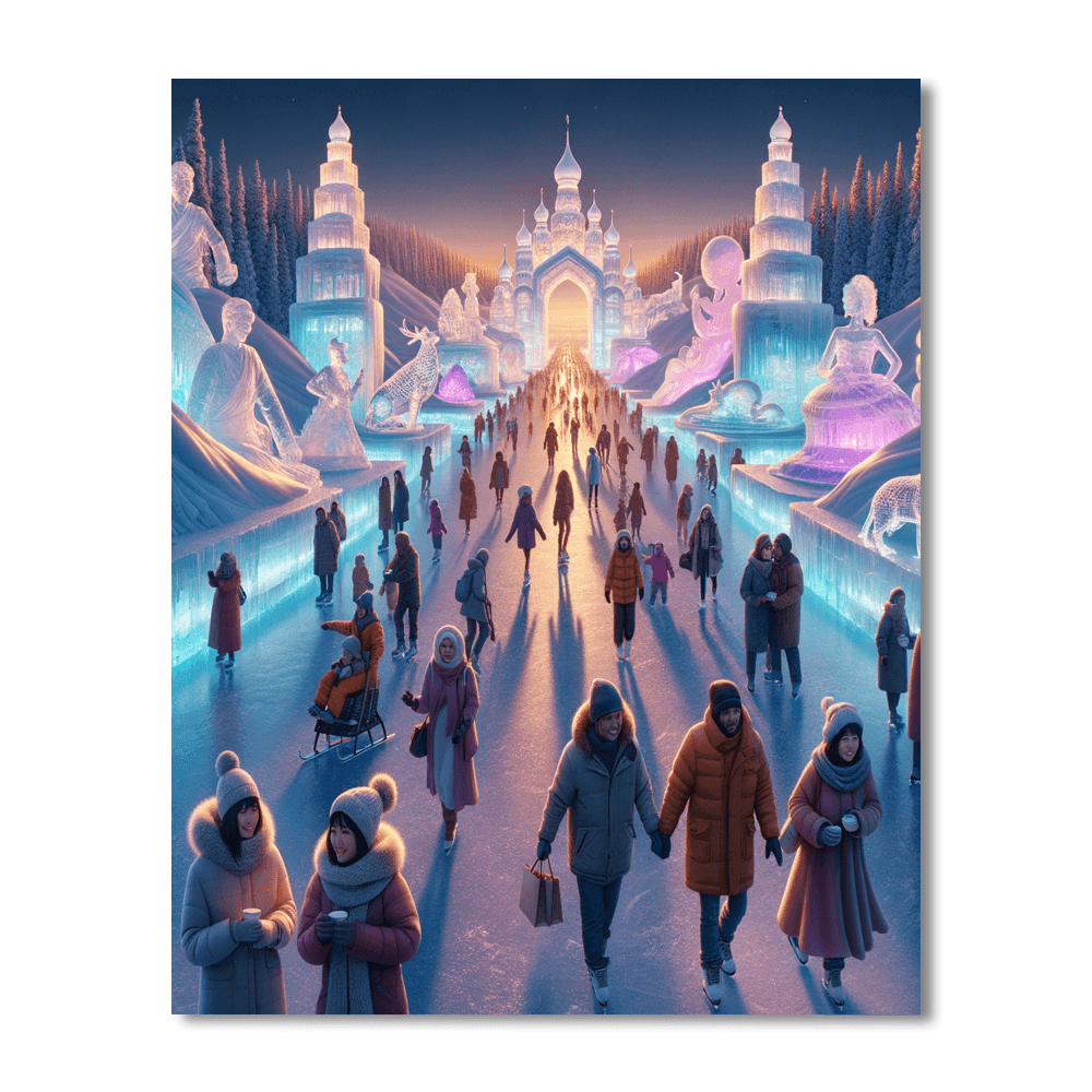 The Harbin International Ice And Snow Sculpture Festival - China Paint By Number