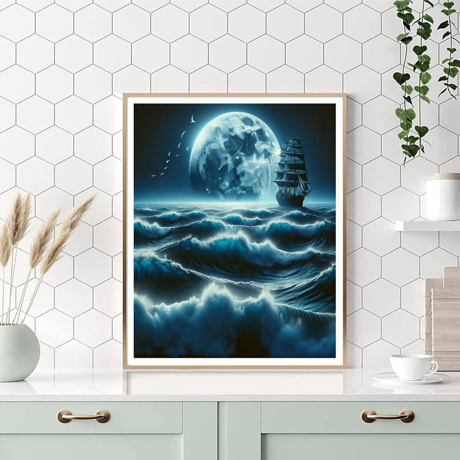 Midnight Ocean Voyage Paint By Numbers Kits