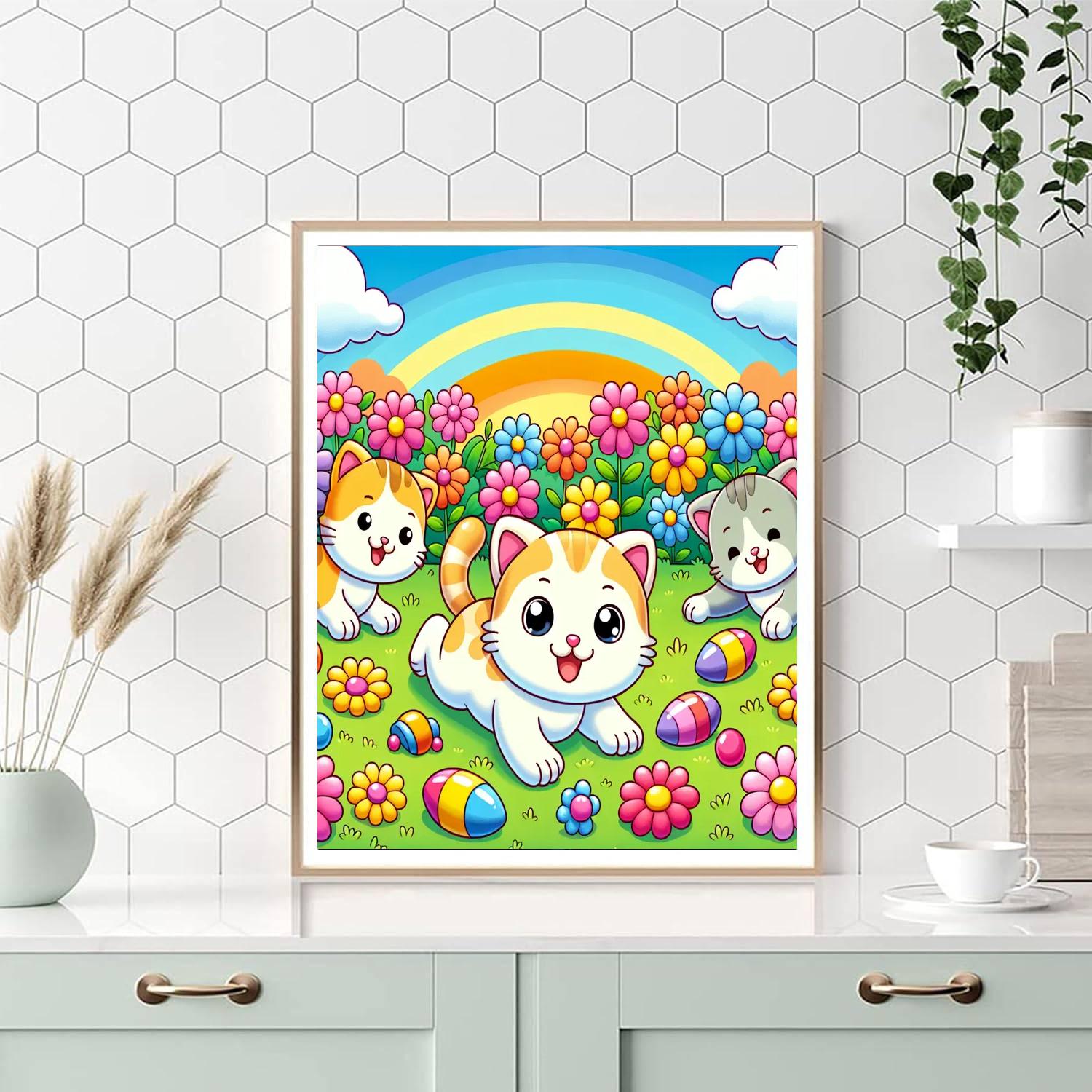 Cuddle Puddle Of Kittens Paint By Numbers Kits