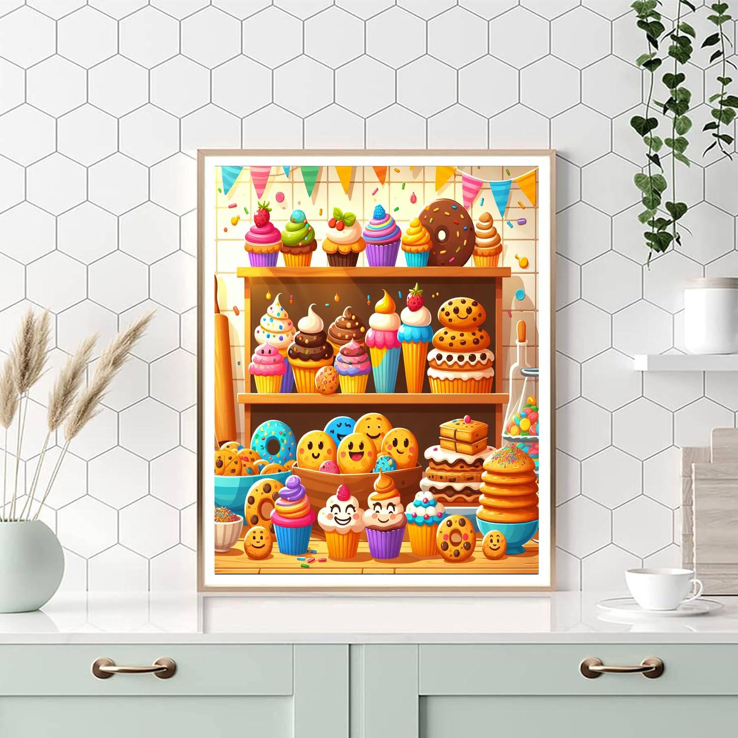 Delightful Bakery Treats Paint By Numbers Kits