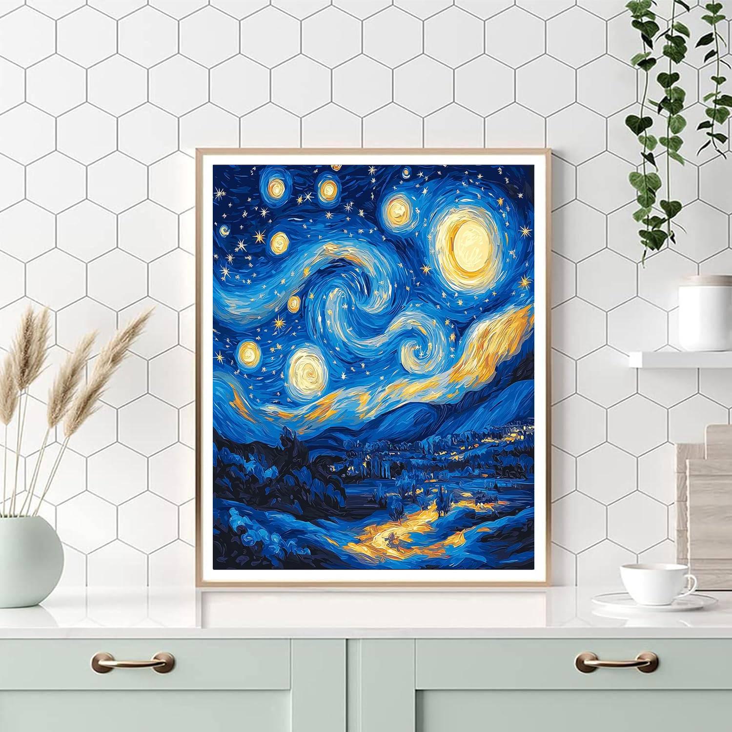Vincent Van Gogh Inspired Night Sky Whispers  Paint By Numbers