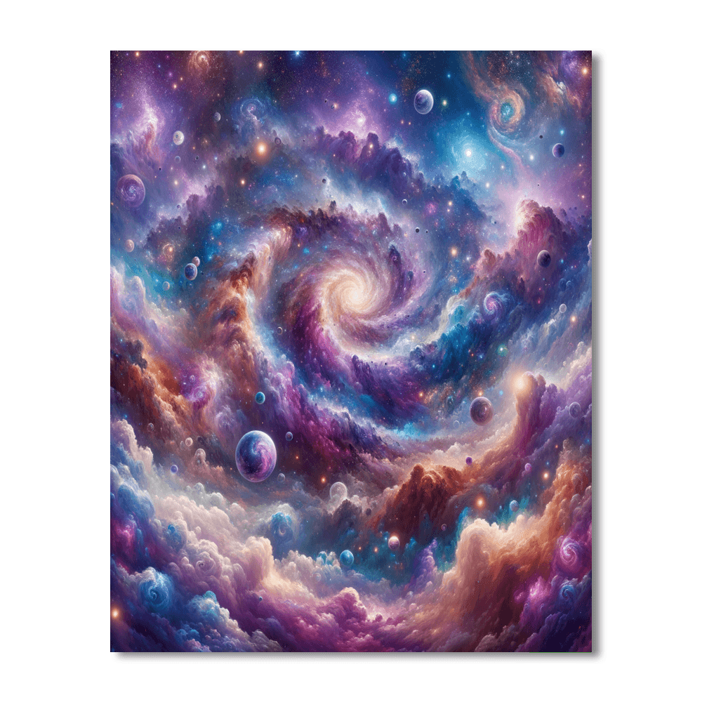 Galaxy Dreams Number Painting