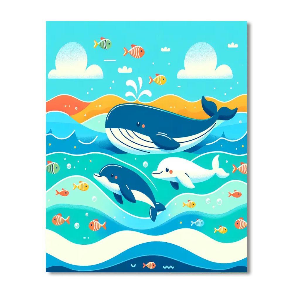 Gentle Giant Sea Adventure Numbered Painting Kits