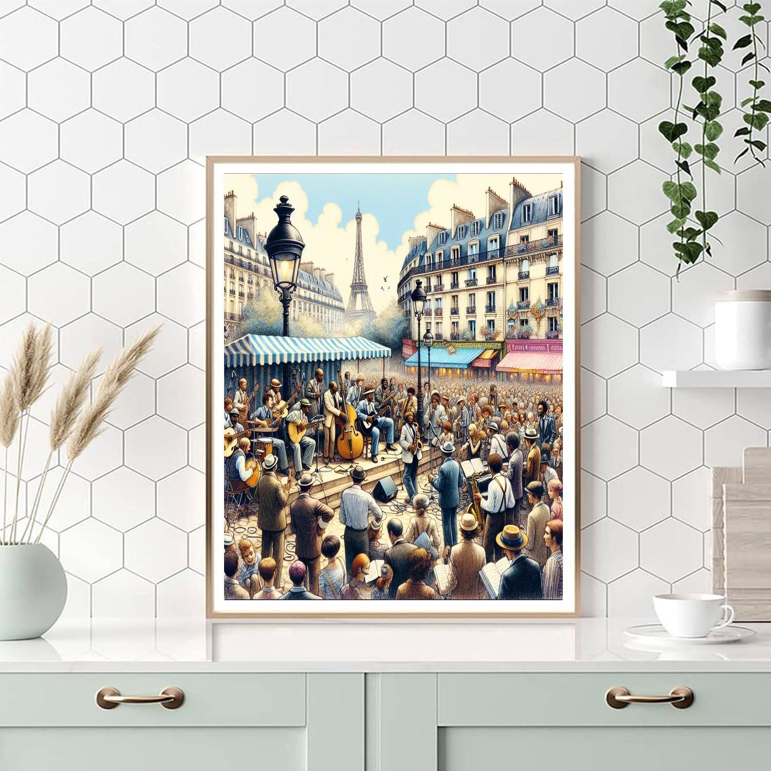 Fète De La Musique - Paris Paint By Color