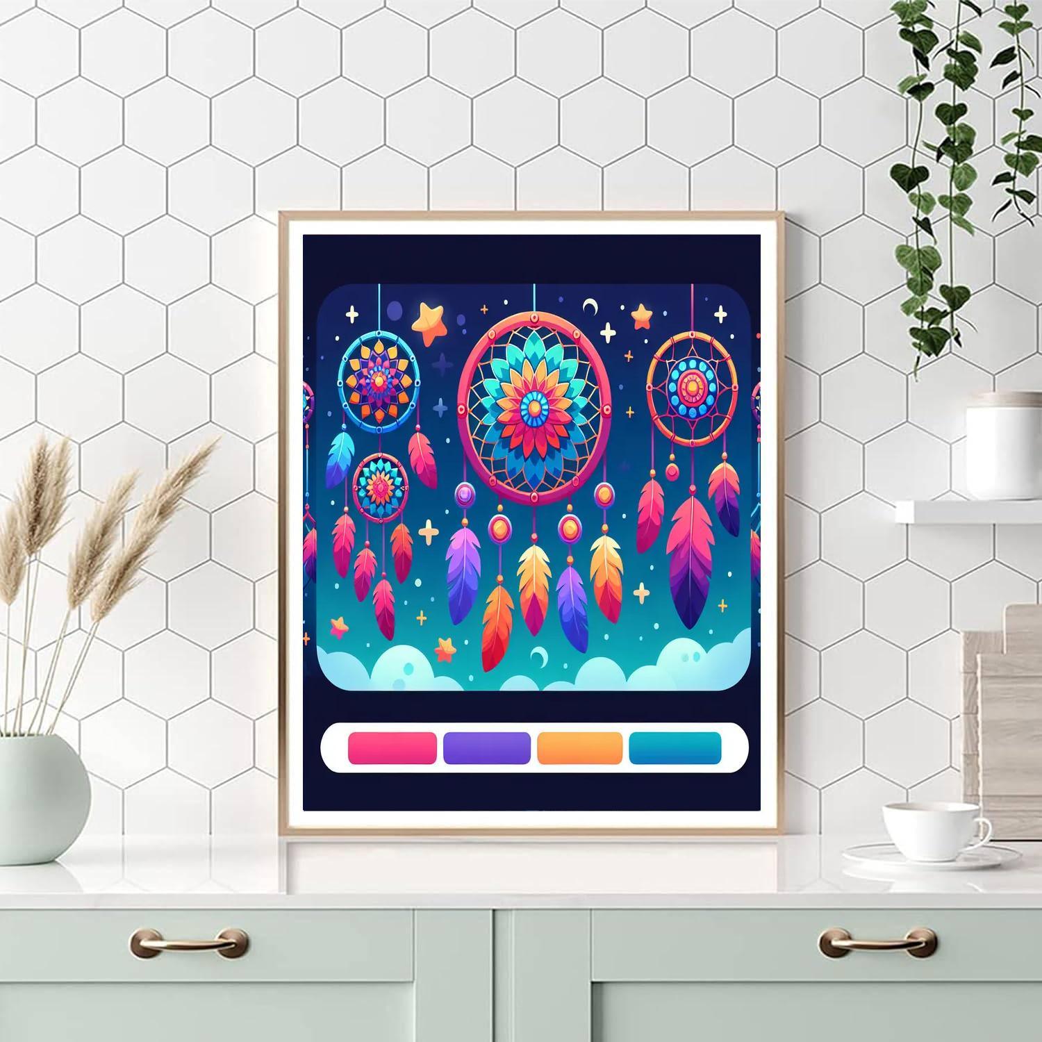 Mystical Dream Catchers Numbered Painting Kits