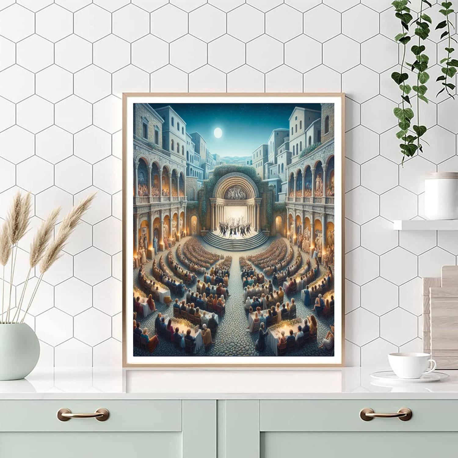 Spoleto Festival Dei Due Mondi - Spoleto, Italy Number Painting