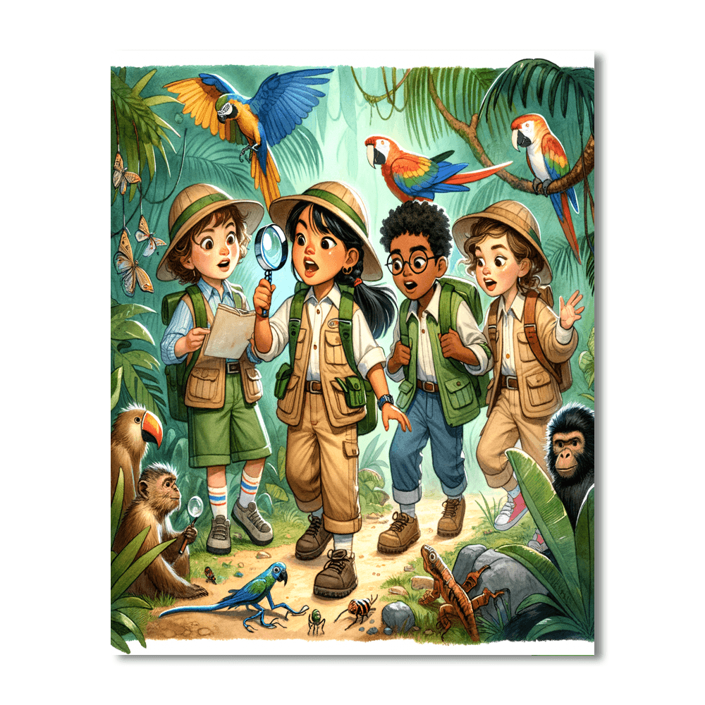 Pint-sized Explorers Painting Number Kit