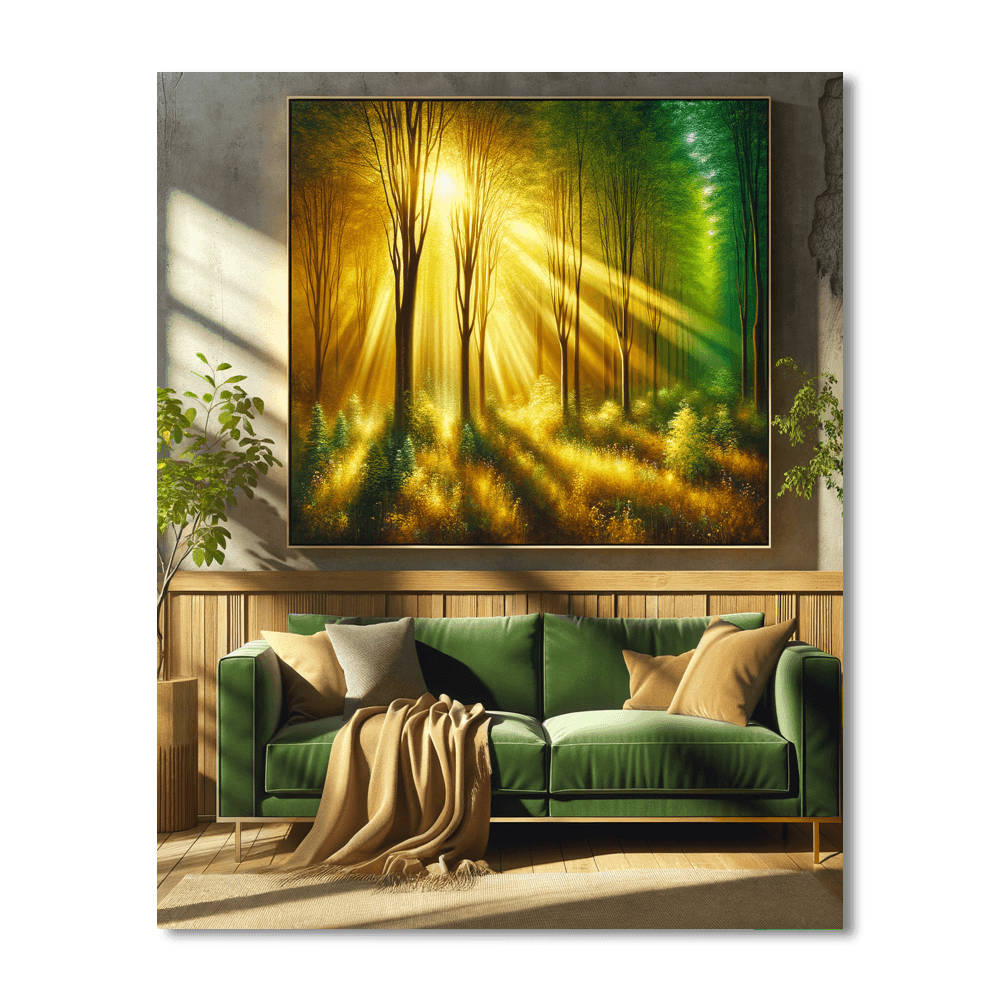 Majestic Forest Glow Paint By Color