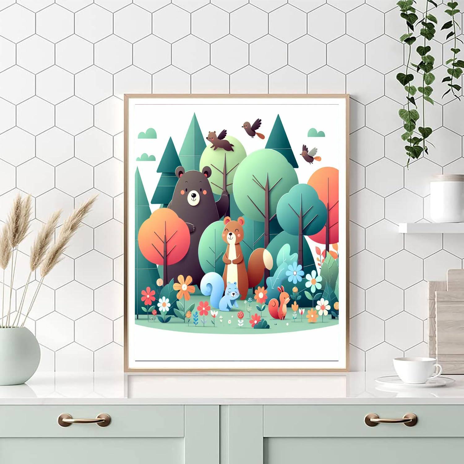 Fantastic Forest Hideaway Numbered Painting Kits