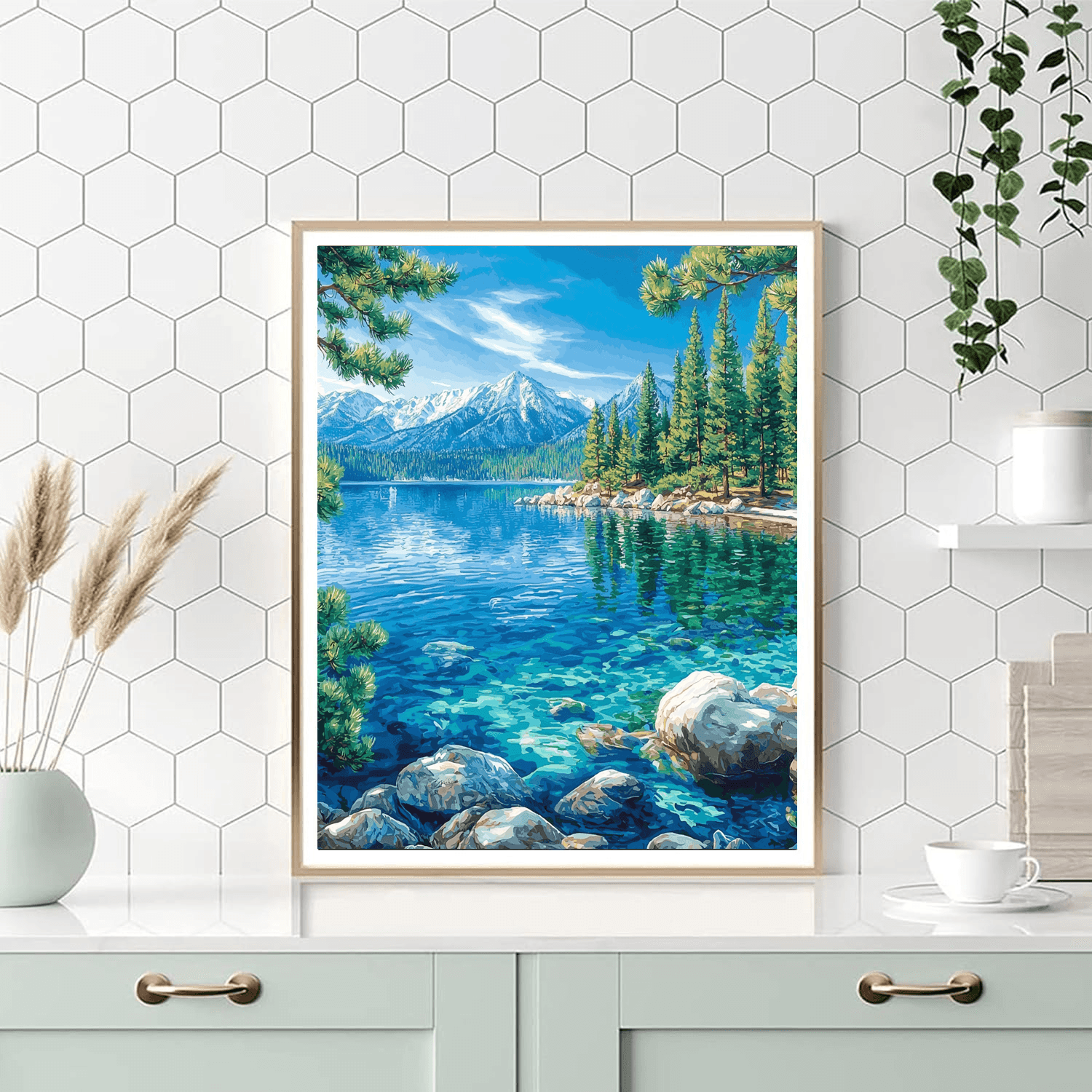 Lake Tahoe Paint By Numbers